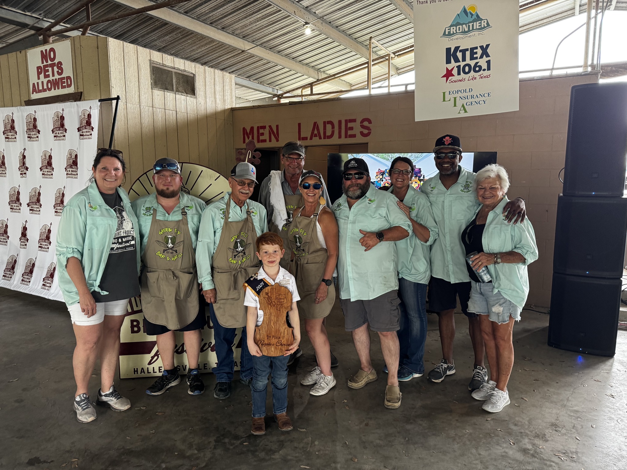 Friendly festival atmosphere