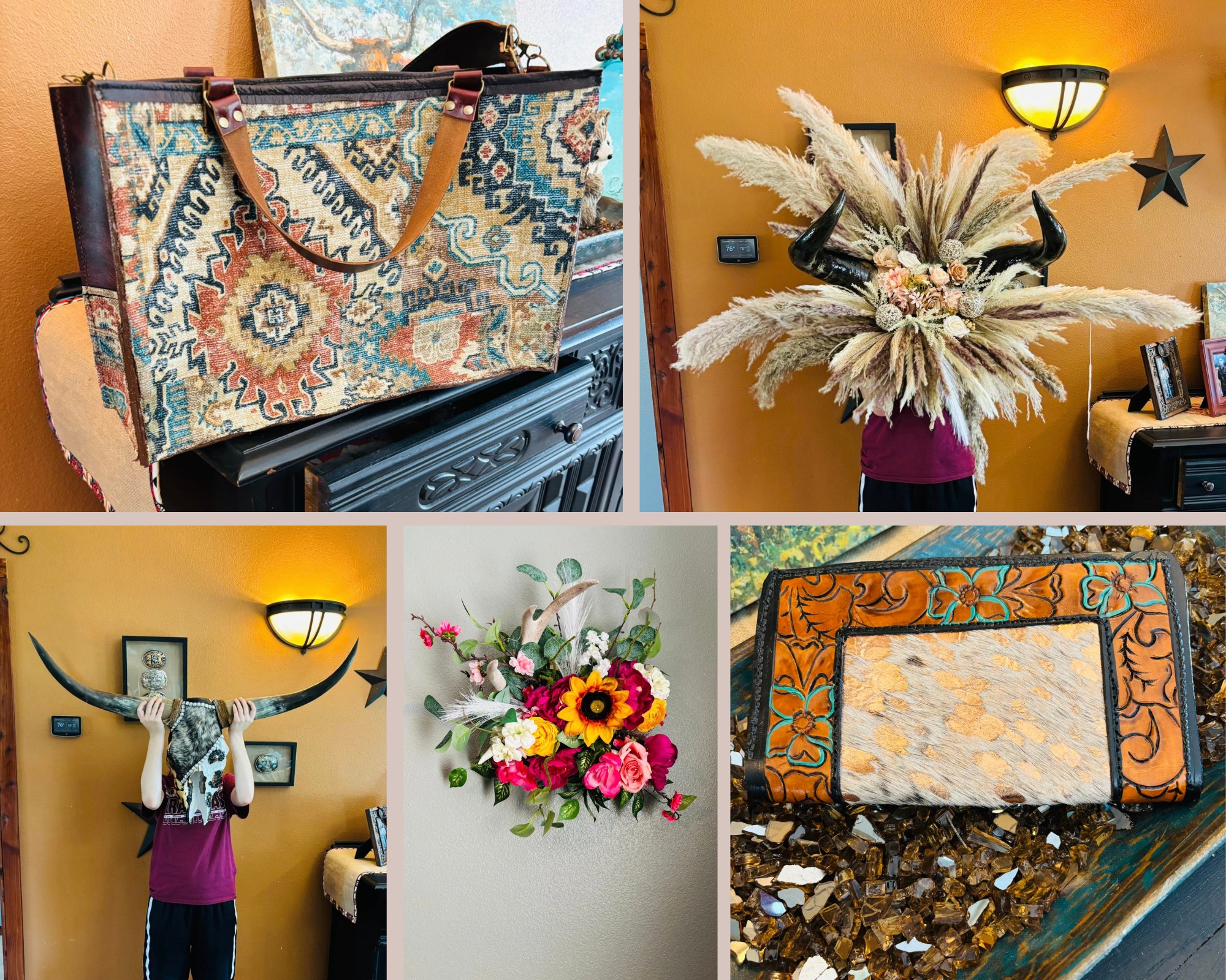 Handcrafted leather goods